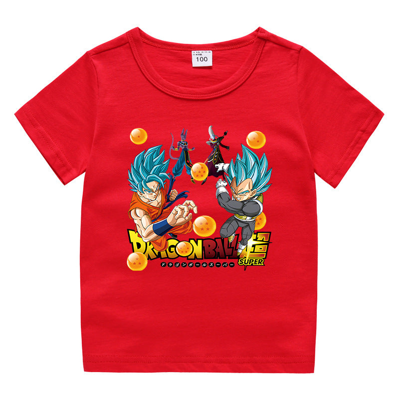 Children's summer clothing short sleeved T-shirt