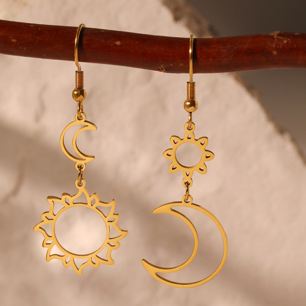 Sun Moon Earrings
