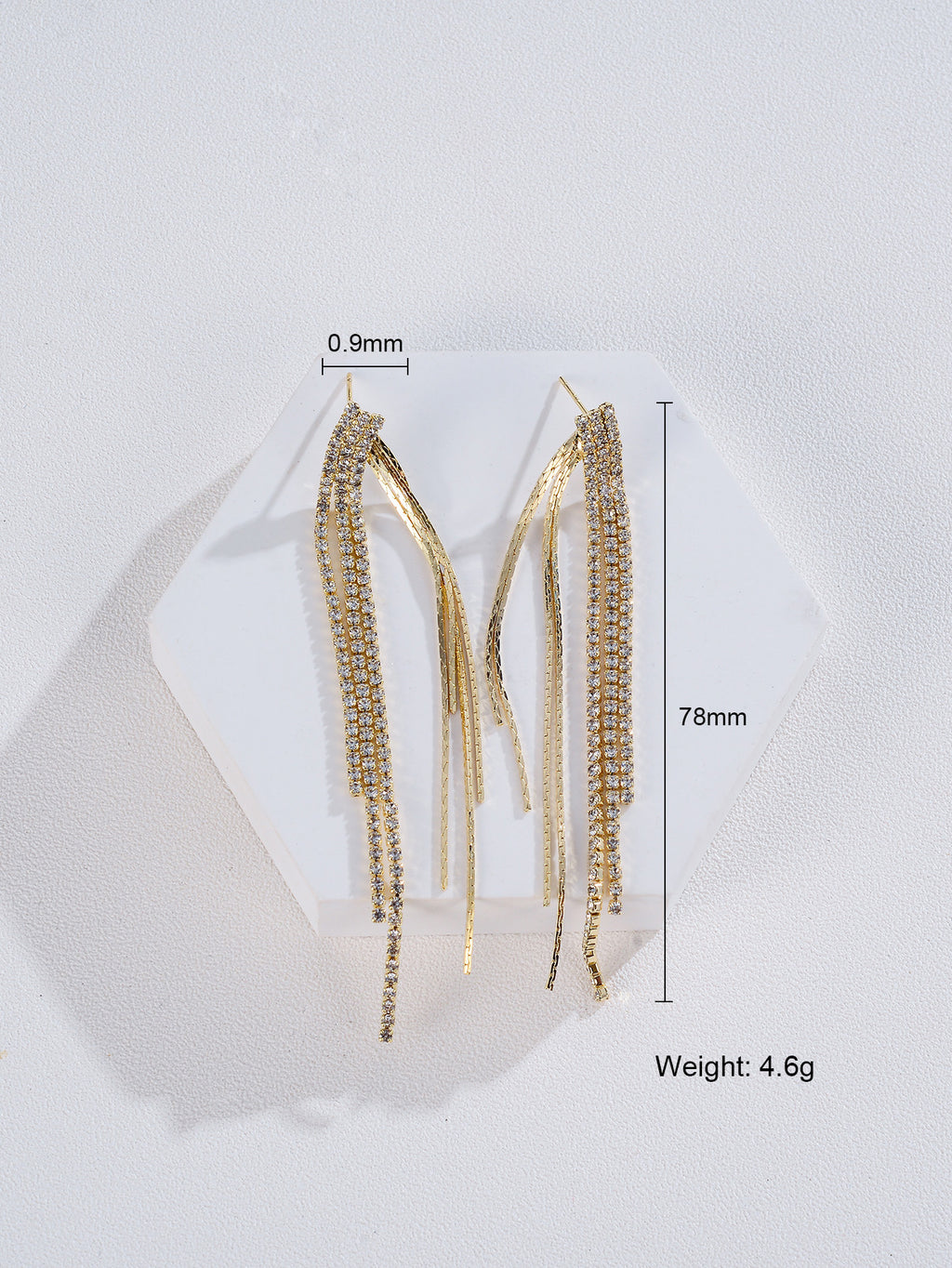 Fashion Earrings Tassels Women Korean Version Of Long Earrings With Pearls And Diamonds