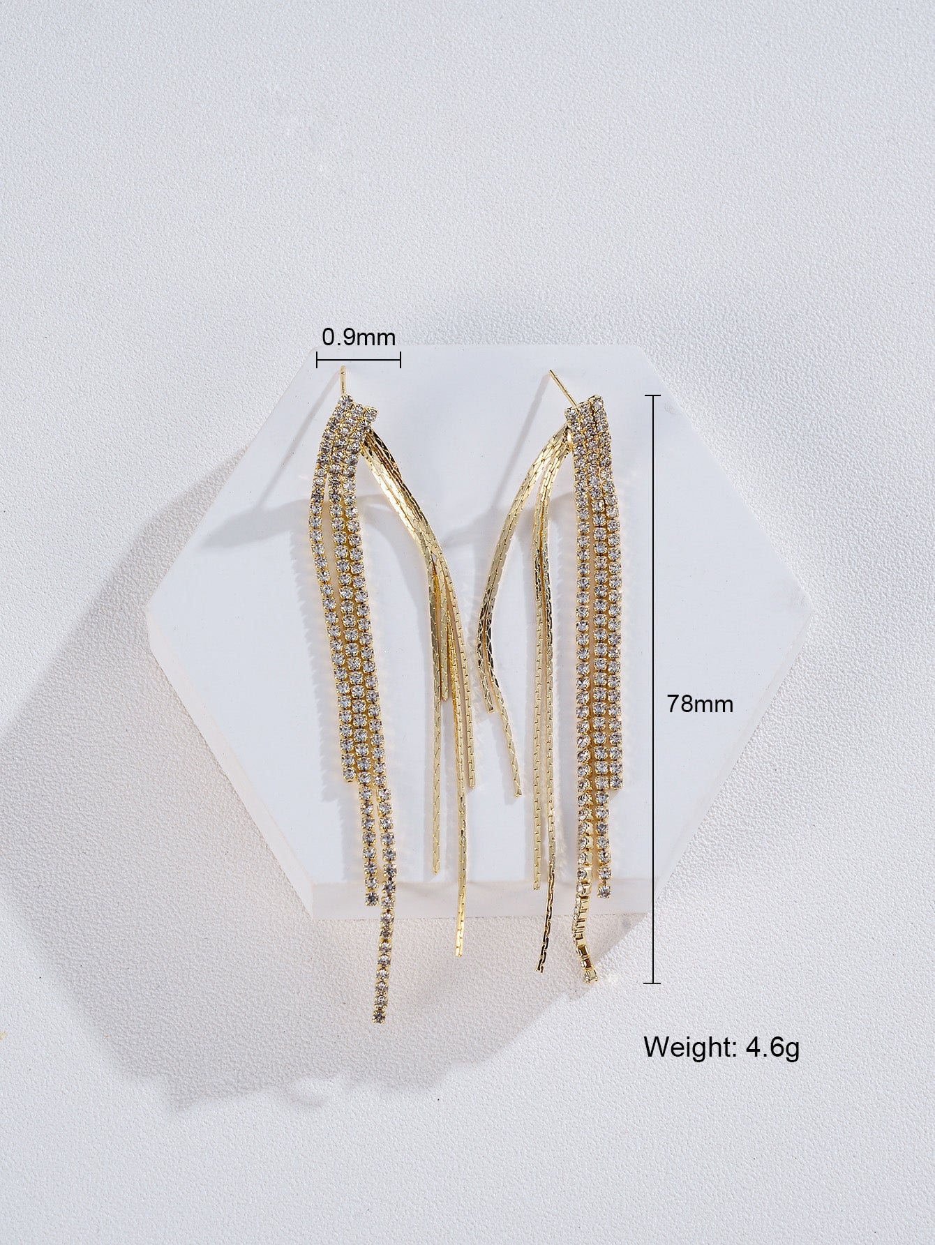 Fashion Earrings Tassels Women Korean Version Of Long Earrings With Pearls And Diamonds