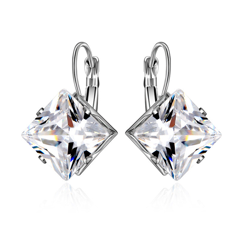 Earrings Big Diamond Ins Niche Personality Earrings Jewelry New
