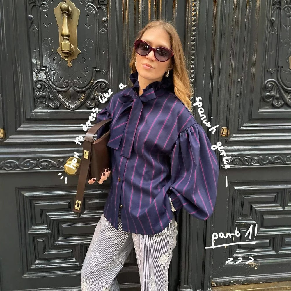 Women's Fashion Striped Shirt