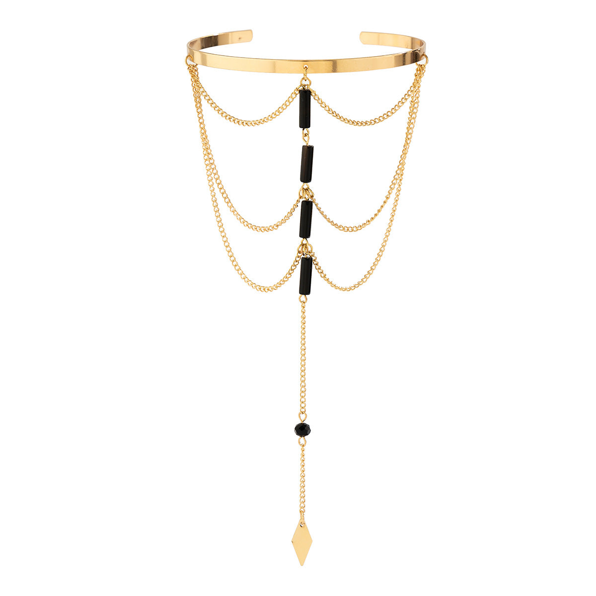 Matsuishi Beach tassel arm chain arm chain metal handmade adjustable arm ring