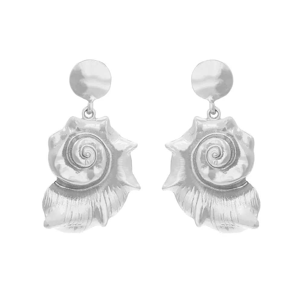 Alloy conch pendant earrings conch pendant earrings for women