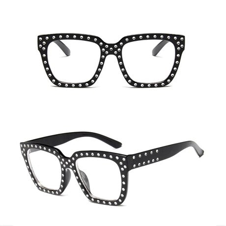Sunglasses Women Crystal Decoration Sunglasses Female Rhinestones Sunglass Classic Square Brand Designer Sun Glasses Of Women