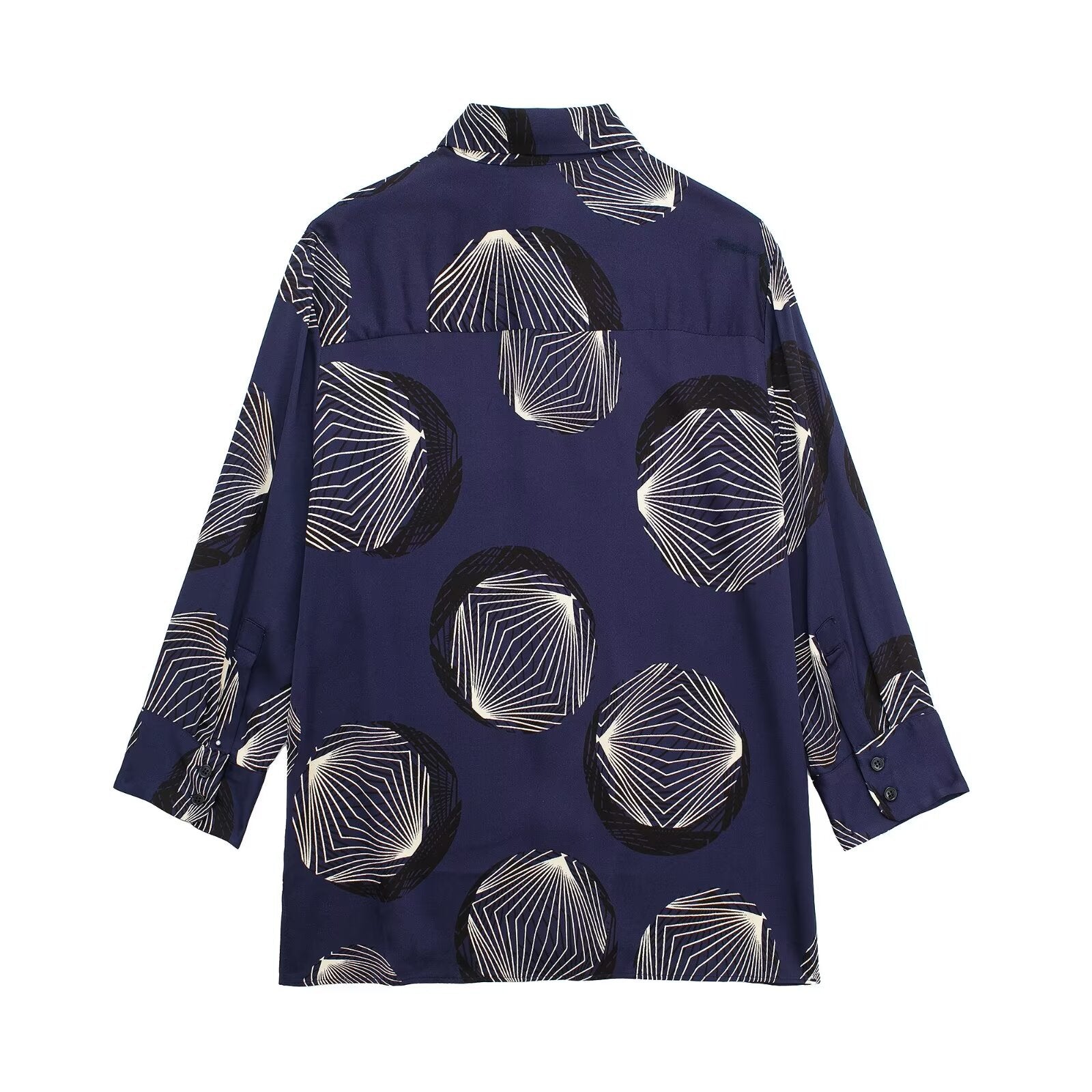 Fashion printed shirt and casual pants