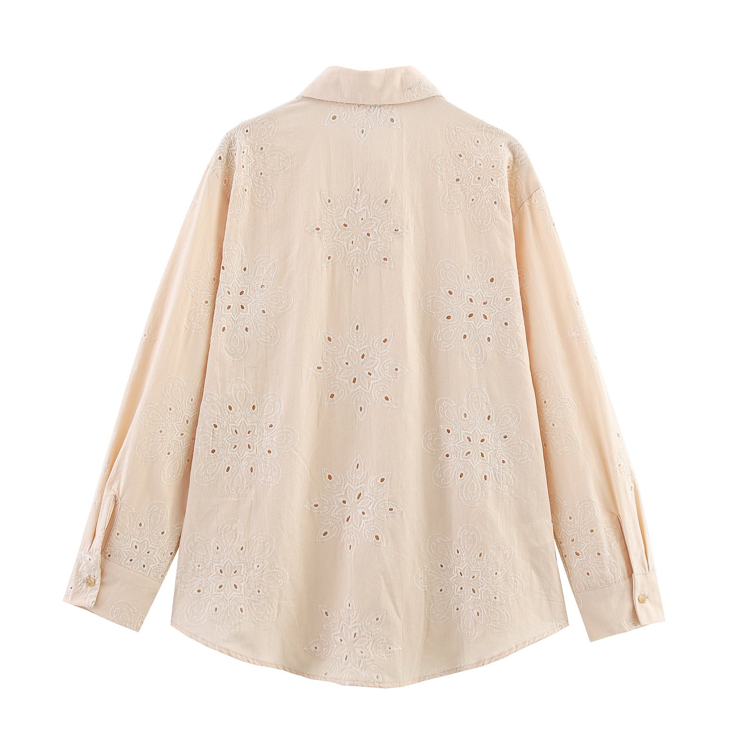 Women's Fashion Casual Embroidered Shirt
