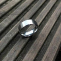 Simple Matte Men Rings Width 8MM Trendy Three Color  Stainless Steel Rings For Men Jewelry Gift