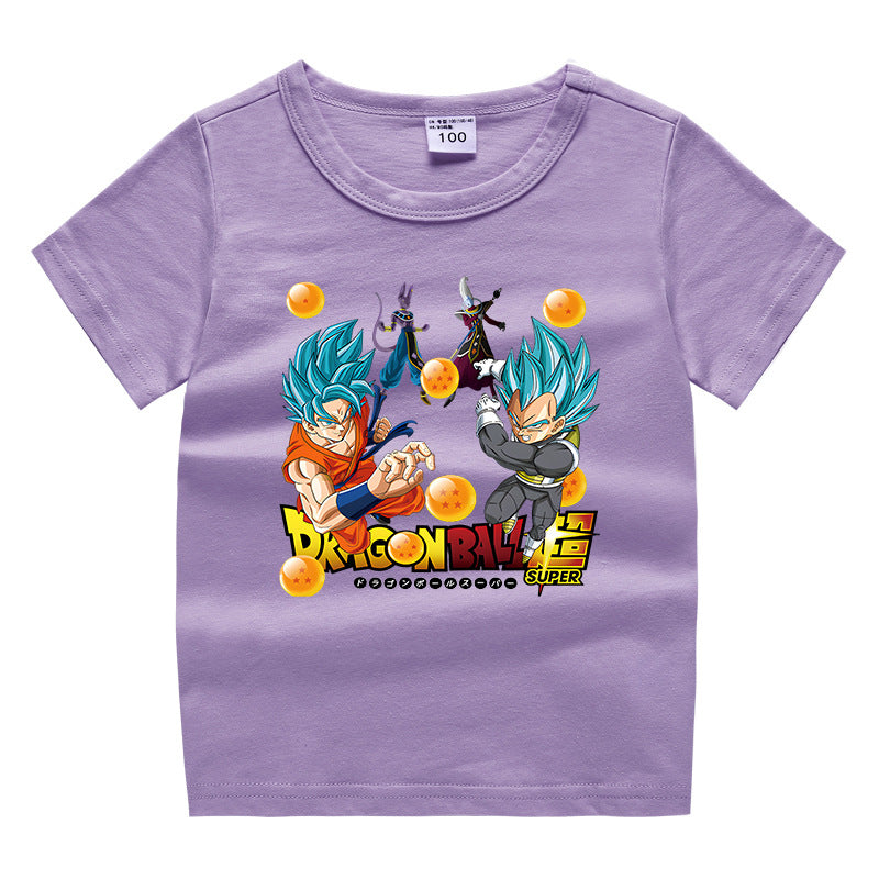 Children's summer clothing short sleeved T-shirt