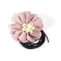 Fashion Solid Color Flower Long Strap Neckchain