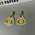 Devil's Eye Earrings, Unique Personality, Alternative Show Earrings, Female