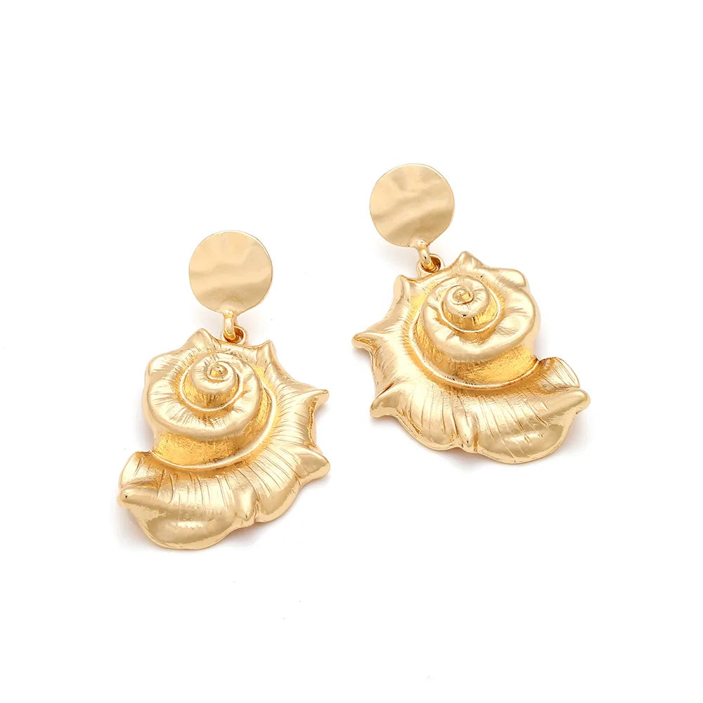 Alloy conch pendant earrings conch pendant earrings for women