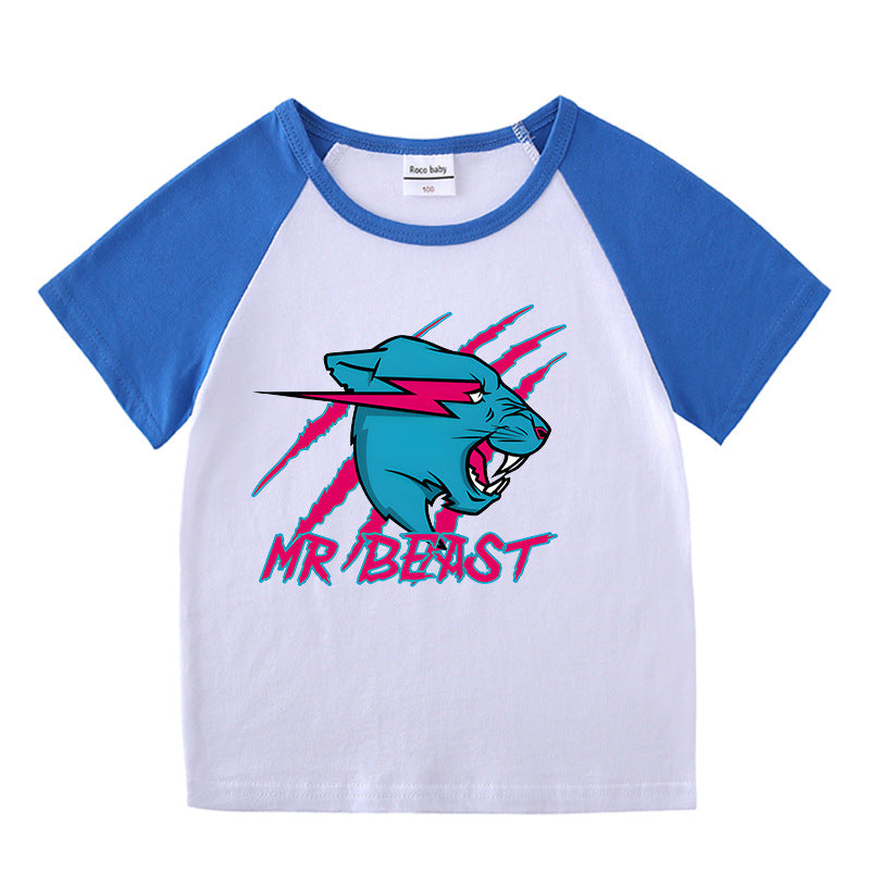 Summer short sleeved T-shirt for boys and girls