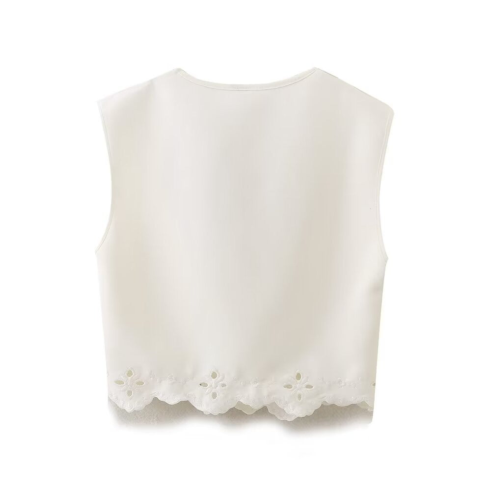 Fashion embroidered top+skirt set for women