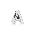 S925 initial alphabet letter A-Z diy loose bead Fits pandora charms silver original bracelet for women jewelry