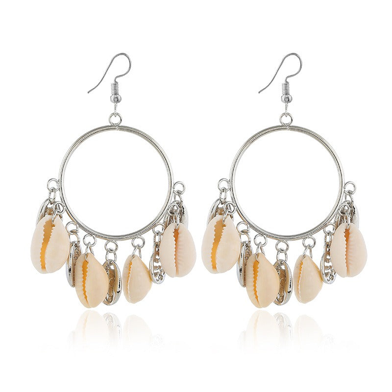 New marine life series shell earrings natural conch earrings