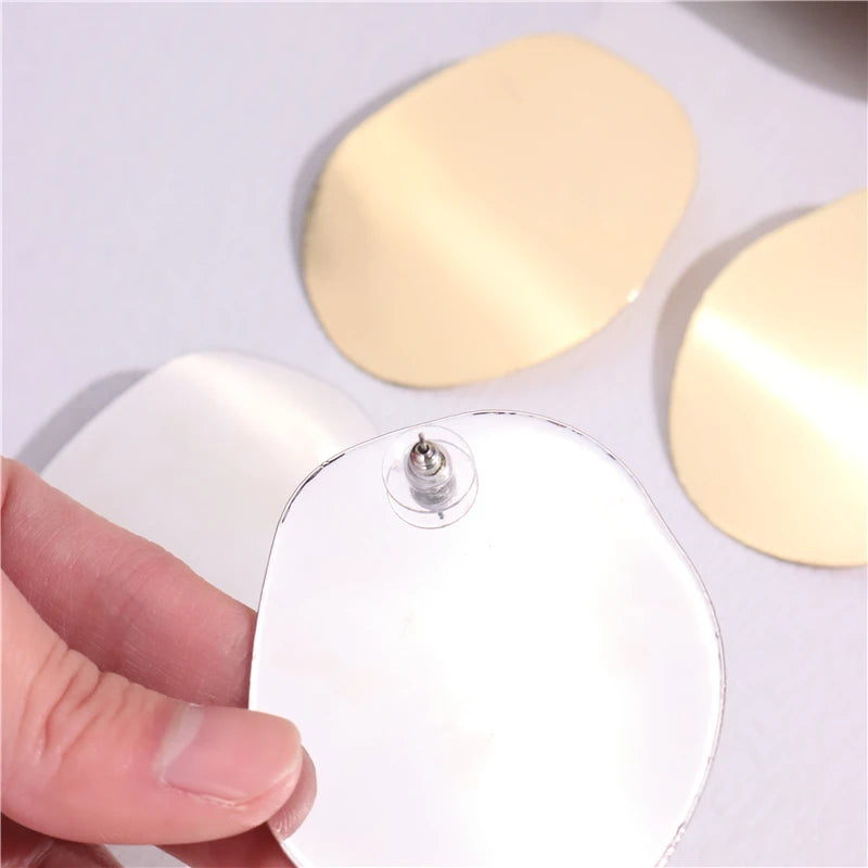 Smooth irregular earrings personalized and fashionable earrings for women