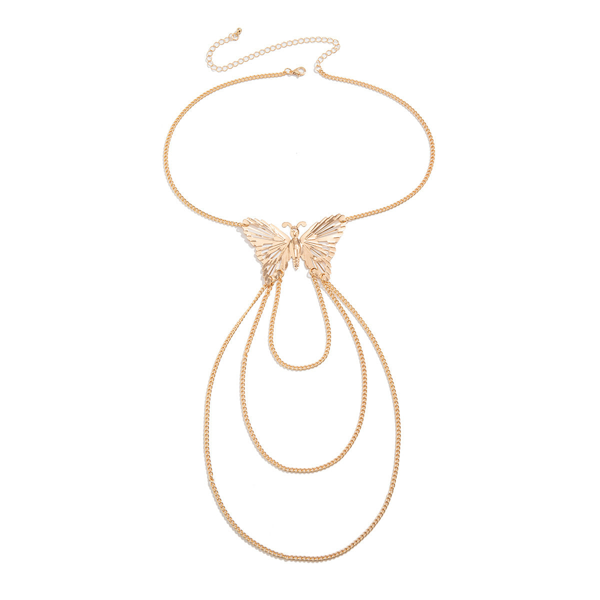Metal Wind Su Chain, Punk Arm Ring, Exaggerated Women's Open Butterfly Arm Bracelet