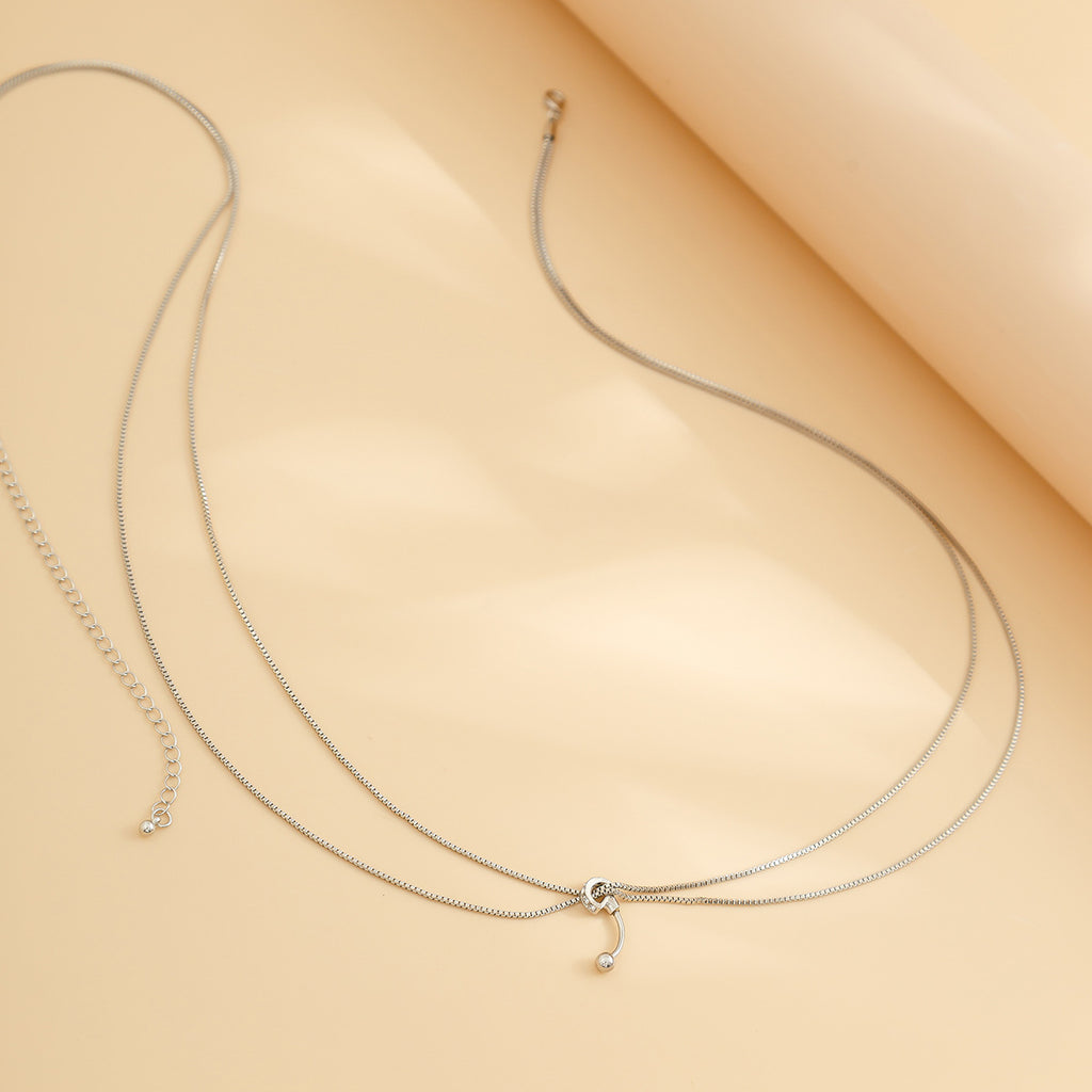 Thin chain belly button waist decoration body chain double-layer metal wind versatile waist chain