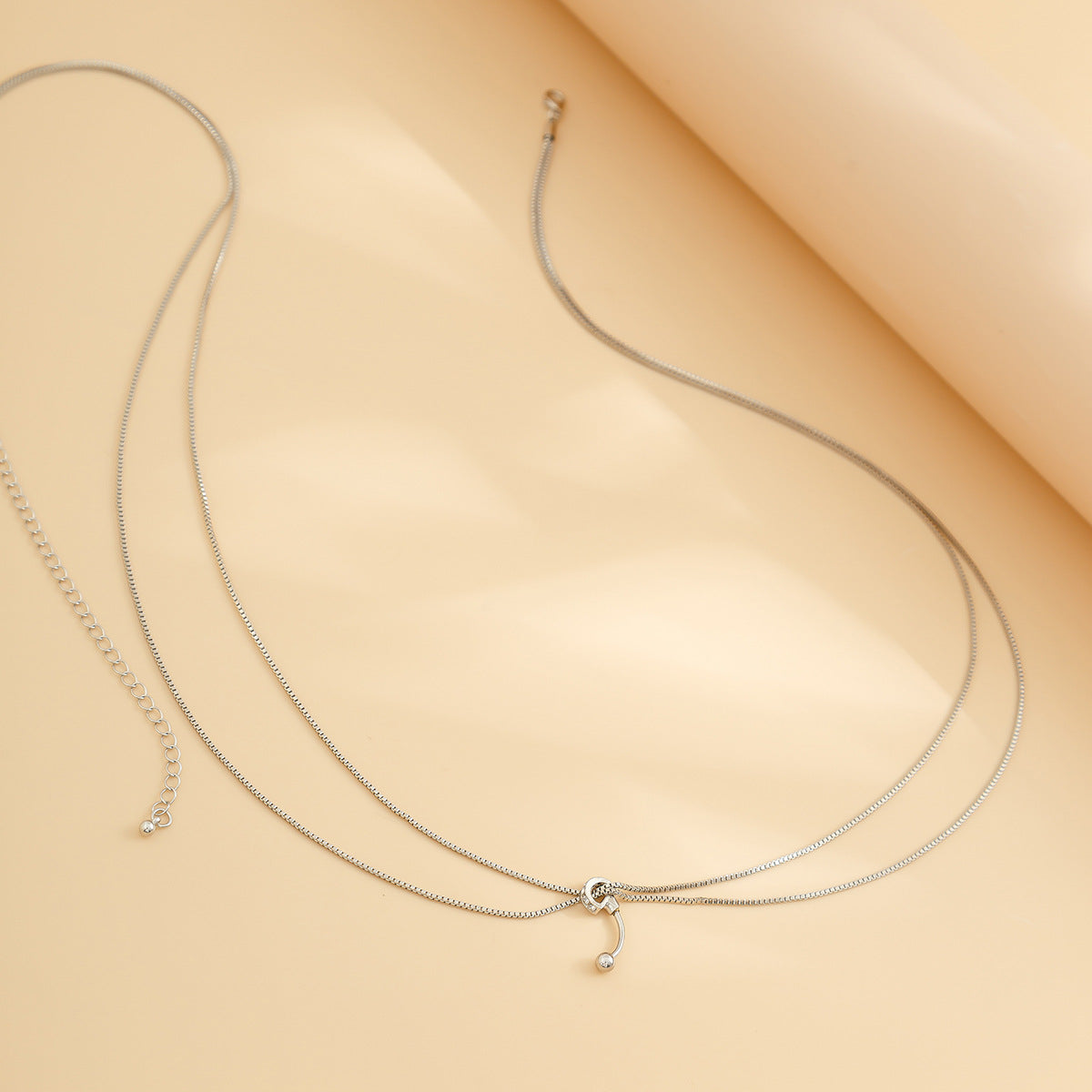 Thin chain belly button waist decoration body chain double-layer metal wind versatile waist chain