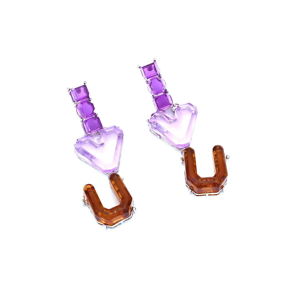 Resin Earrings Fashion Love LOVE Earrings