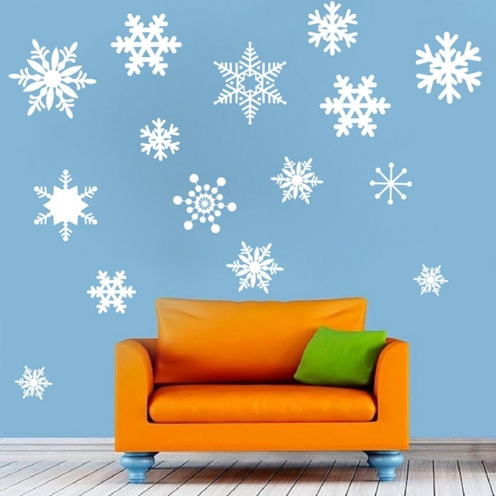 Pack Of 1set Christmas Decorations For Home Snowflake Sticker Merry Christmas Ornaments Pendant For Home Window Decoration