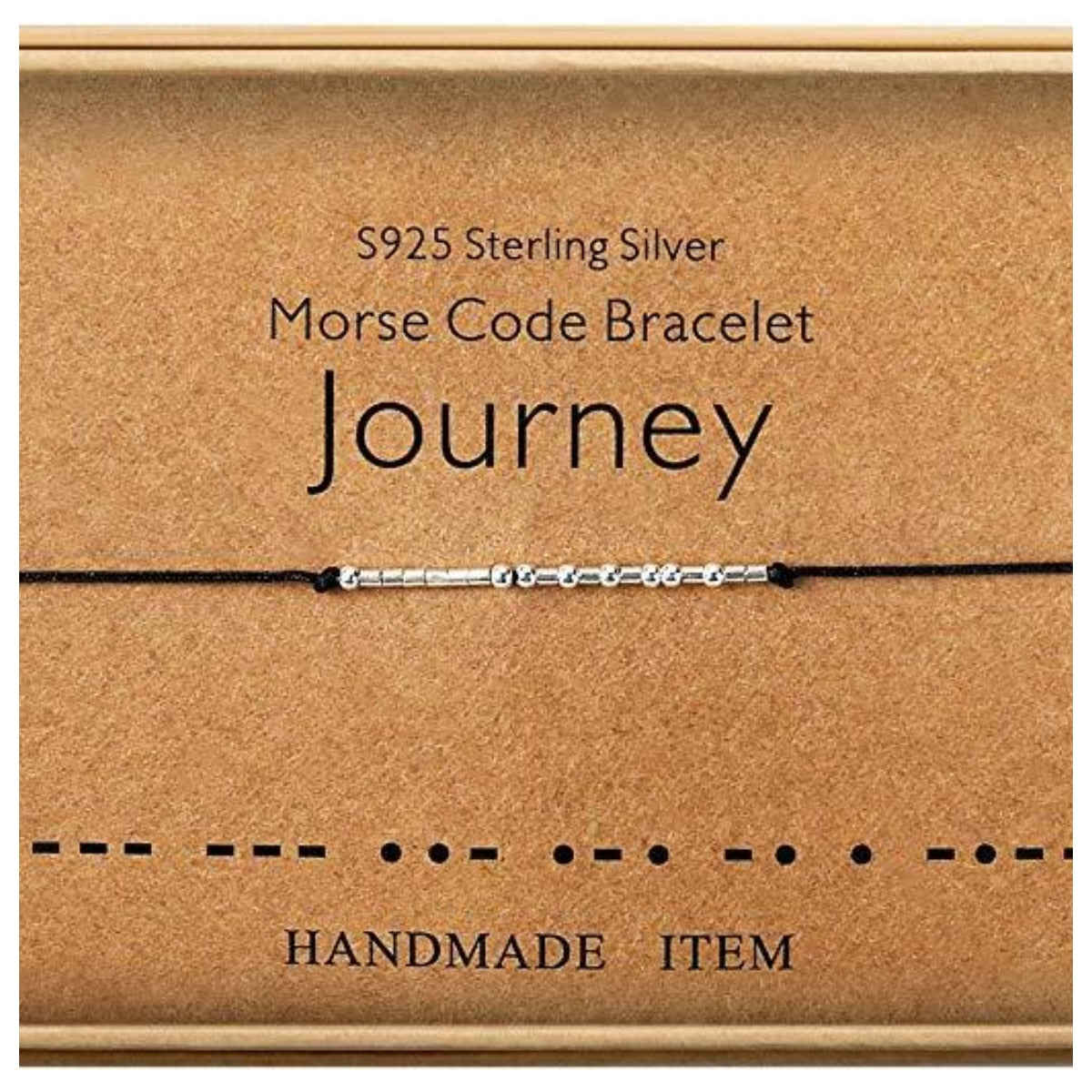 Fuck Off Morse Code Bracelets for Women Men Bracelets Beads on Silk Cord Friendship Bracelet Gift Jewelry