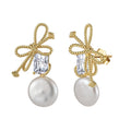 925 sterling silver pearl earrings, cute little fragrant earrings, Instagram trendy earrings, trendy and high-quality earrings with a high temperament