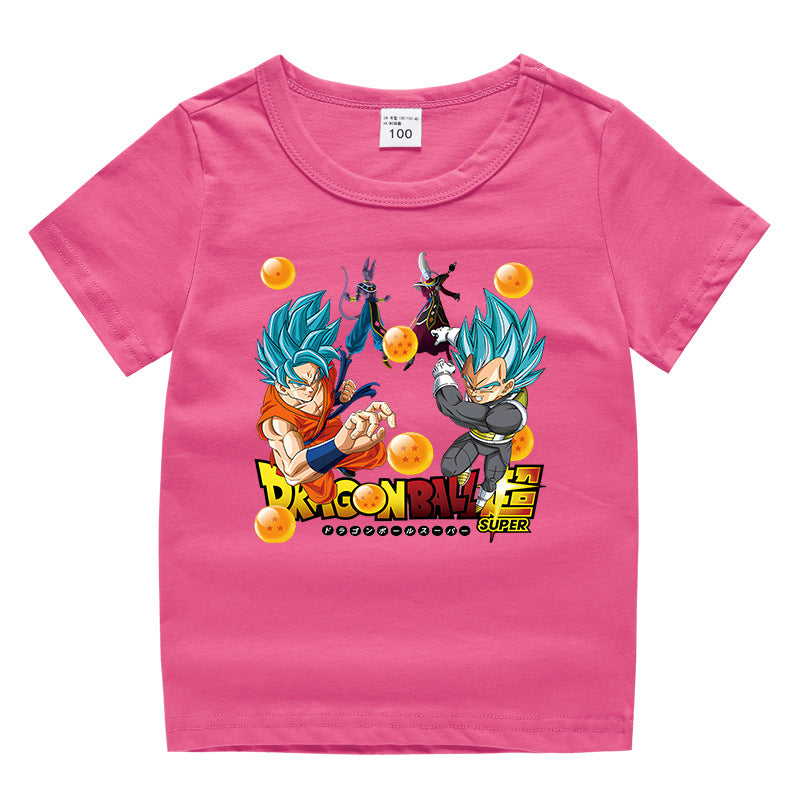 Children's summer clothing short sleeved T-shirt