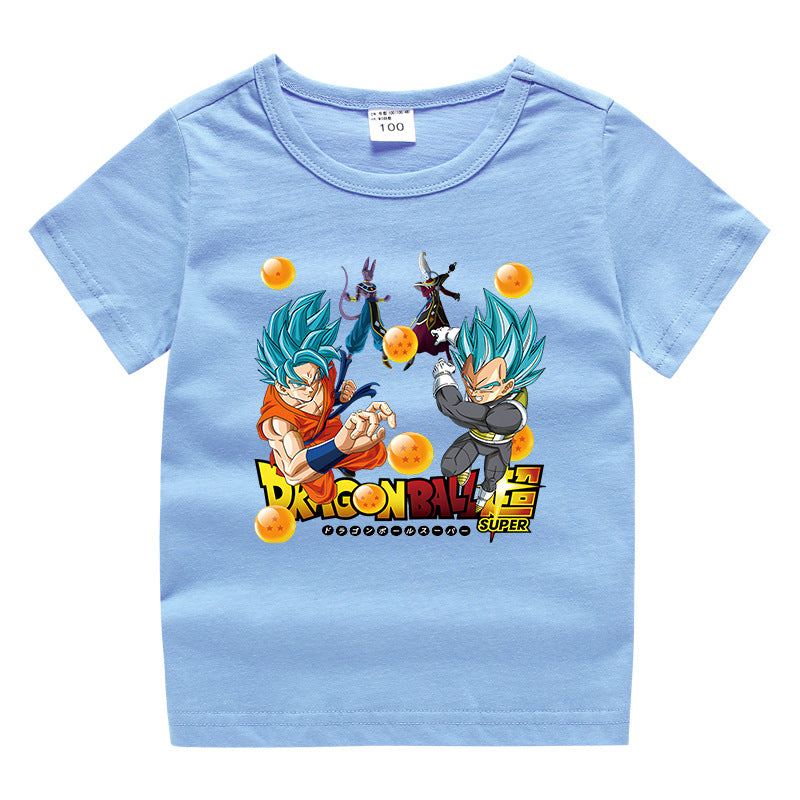 Children's summer clothing short sleeved T-shirt