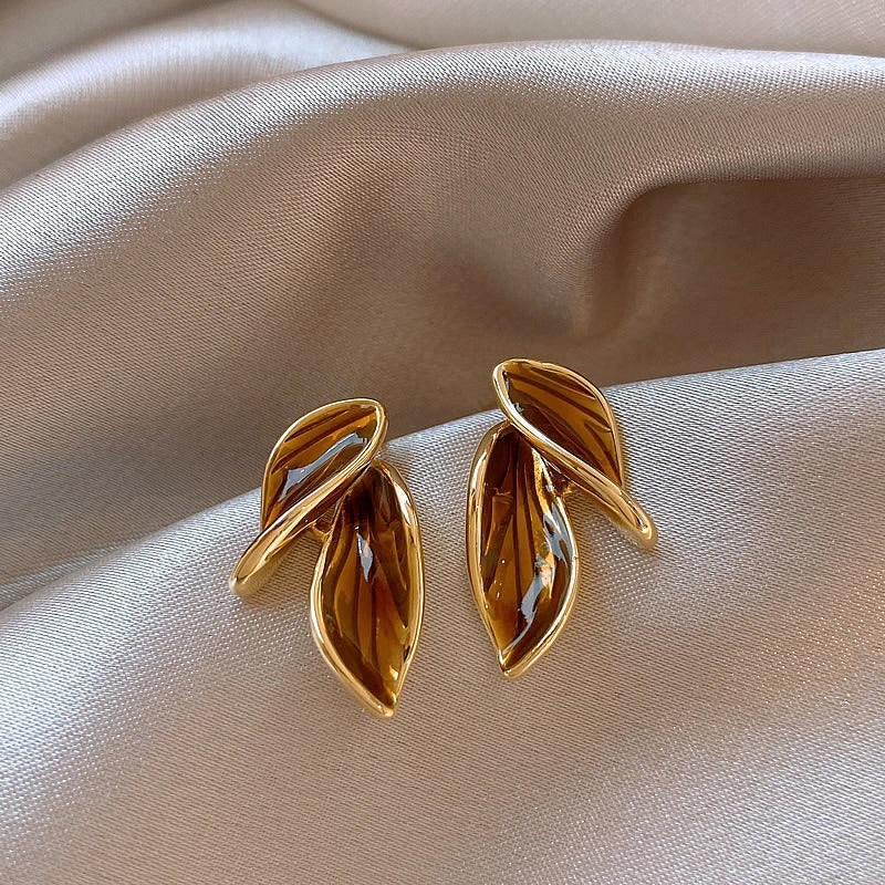 Maillard earrings for women, light luxury, high-end and temperament earrings