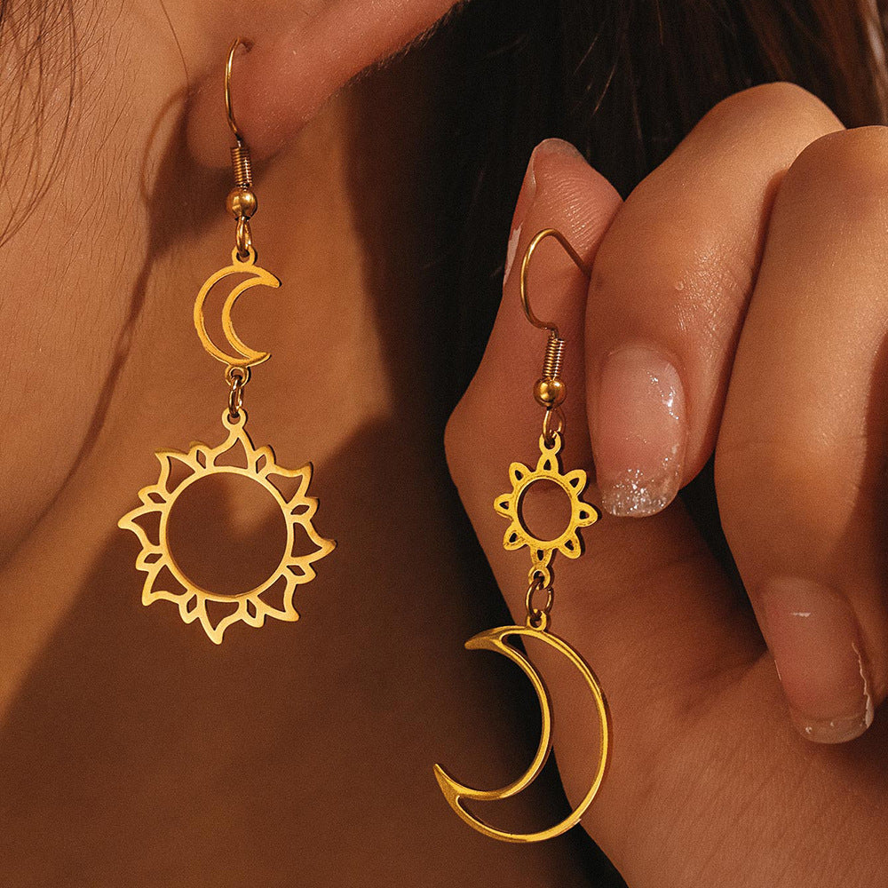 Sun Moon Earrings