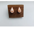 Simple drop earrings imitated Mabei pearl earrings