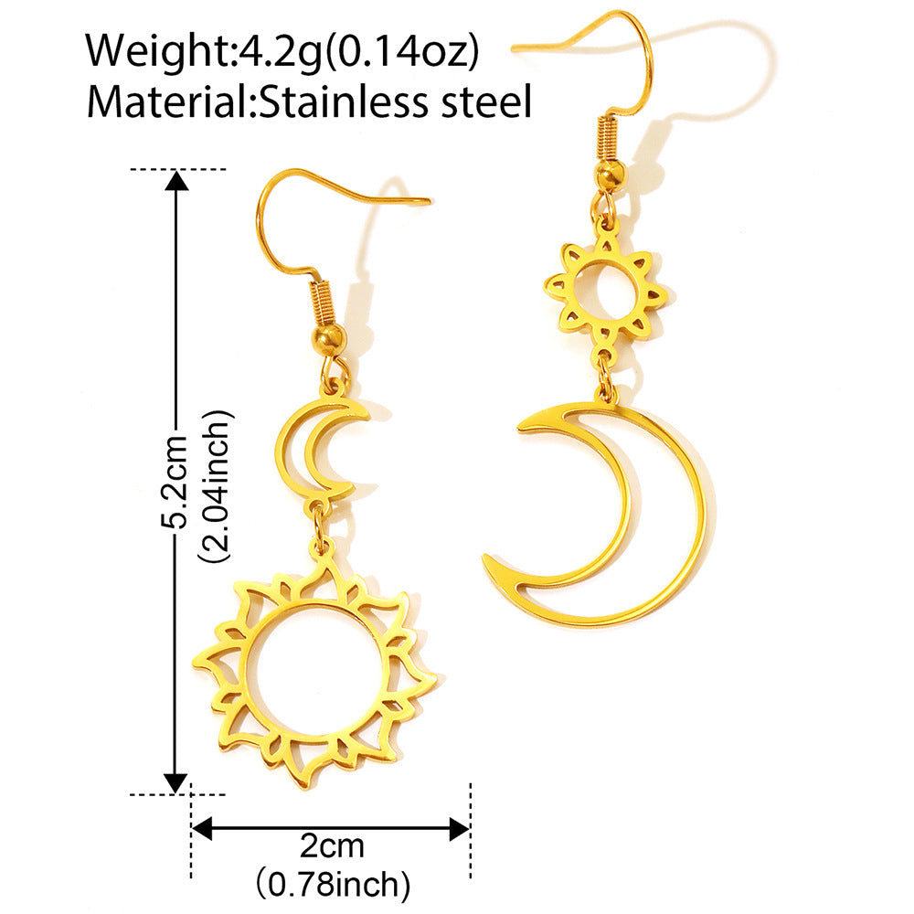 Sun Moon Earrings