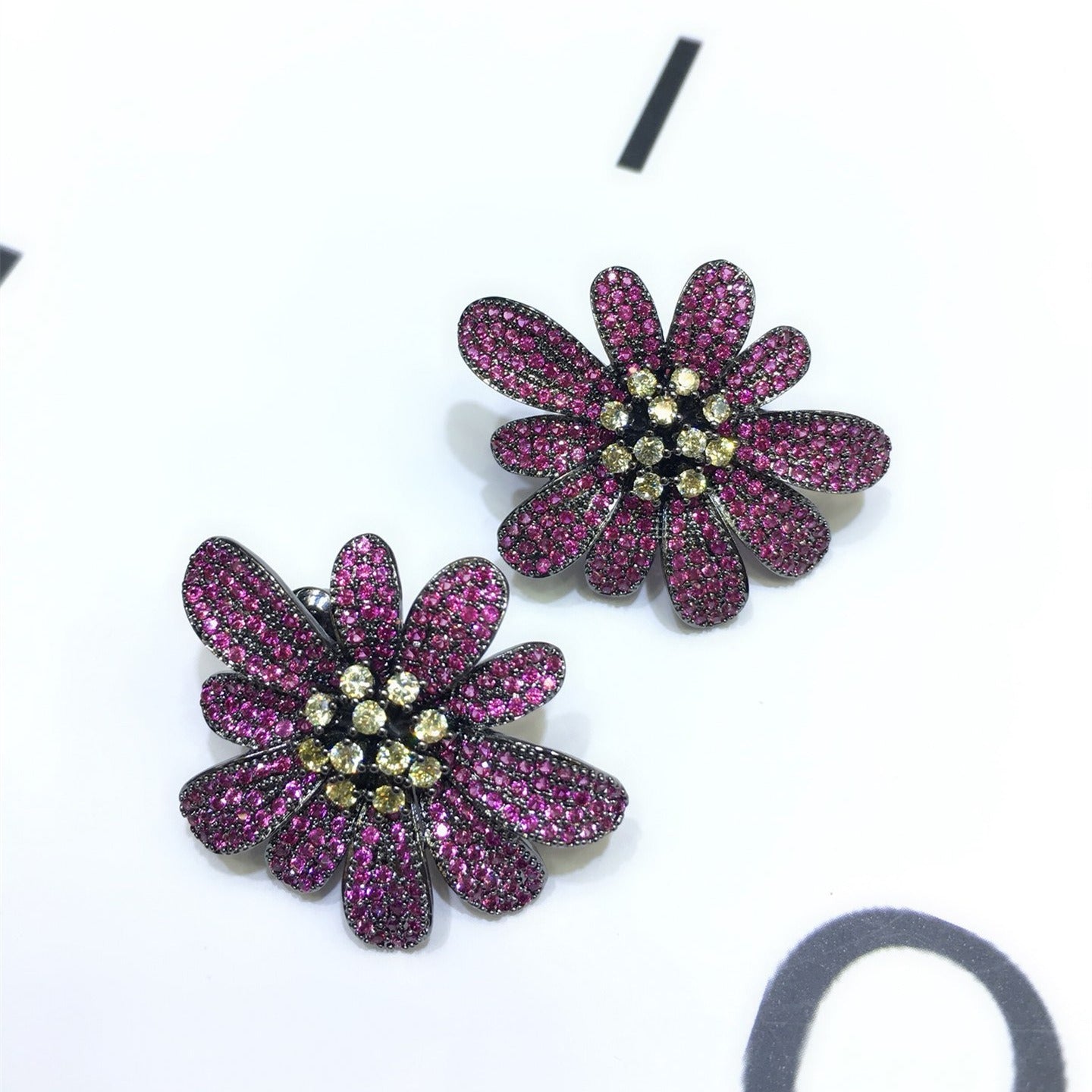 Colorful Flower Earrings Fashion Earrings