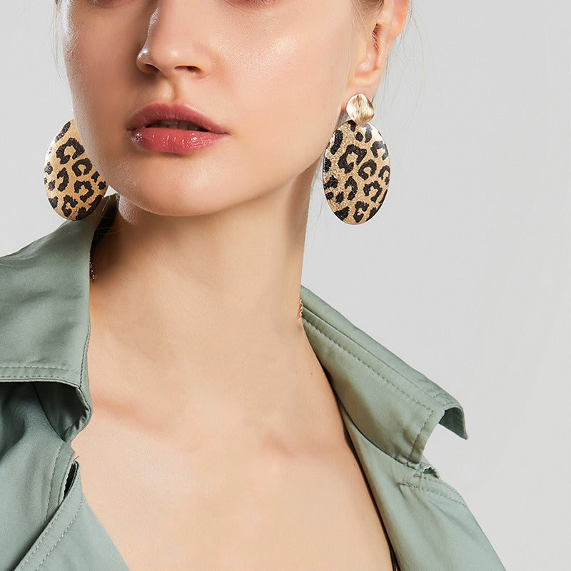 European and American fashion retro exaggerated women's earrings