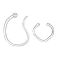 Twisted alloy ear bone clip with ins style design and temperament, ear clip without ear holes