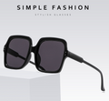 Good Quality And Affordable Retro Gradient Oversized Men Sun Glasses Outdoors Big Frames Sunglass Ladies