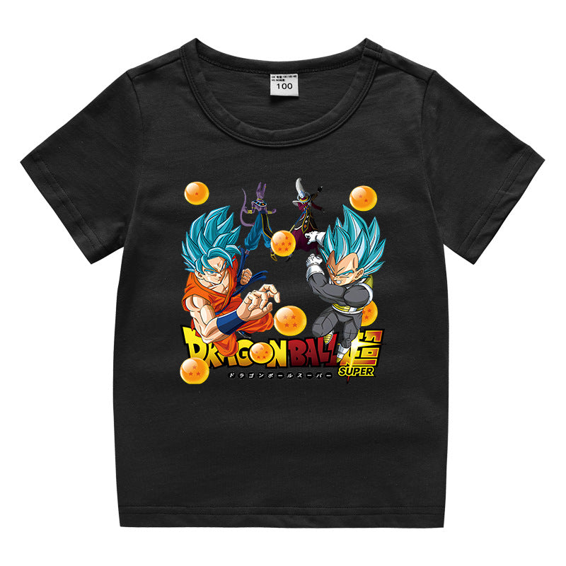 Children's summer clothing short sleeved T-shirt