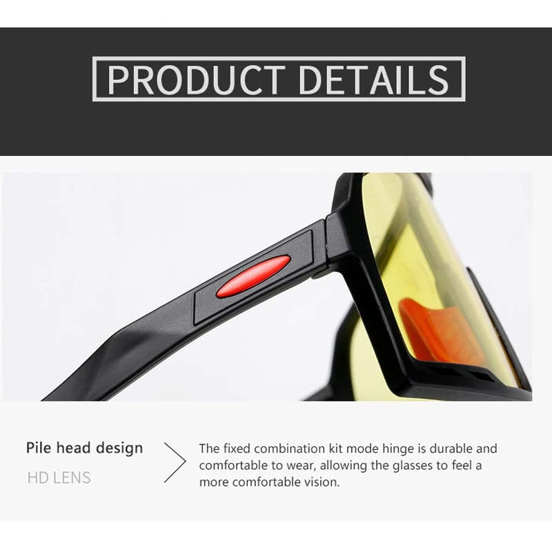 Bicycle Goggles Polarizing Cycling Sun Glasses Sports Eyewear Sunglass Men Lenses Mtb Protective Eyeglasses For Woman Colored