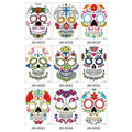 Halloween Face Tattoo Stickers Makeup Ball Funny Makeup Temporary Stickers