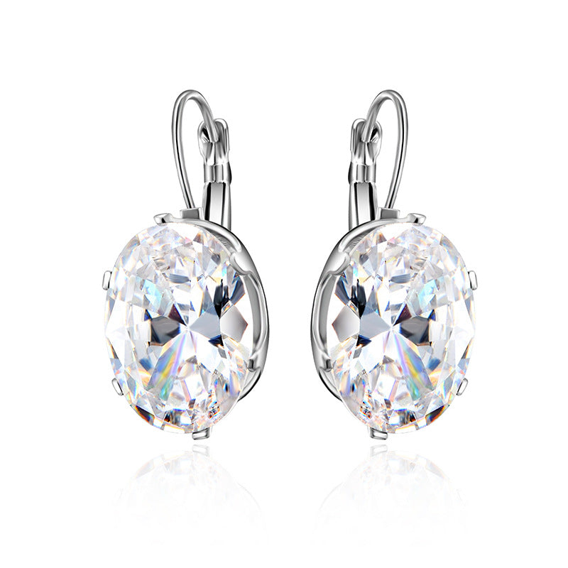 Earrings Big Diamond Ins Niche Personality Earrings Jewelry New