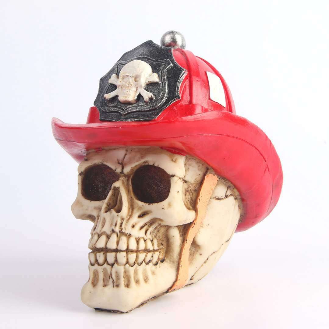 Resin Skull Hat Skull Craft Fashion Ornament