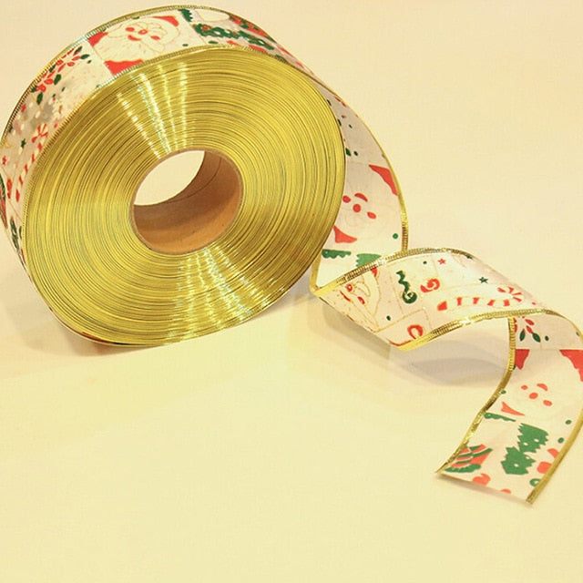 New Year Navid Gift Christmas Tree Decorations Ribbon Hanging Tree Decorating Ornament Christmas Decorations For Home