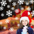 Pack Of 1set Christmas Decorations For Home Snowflake Sticker Merry Christmas Ornaments Pendant For Home Window Decoration