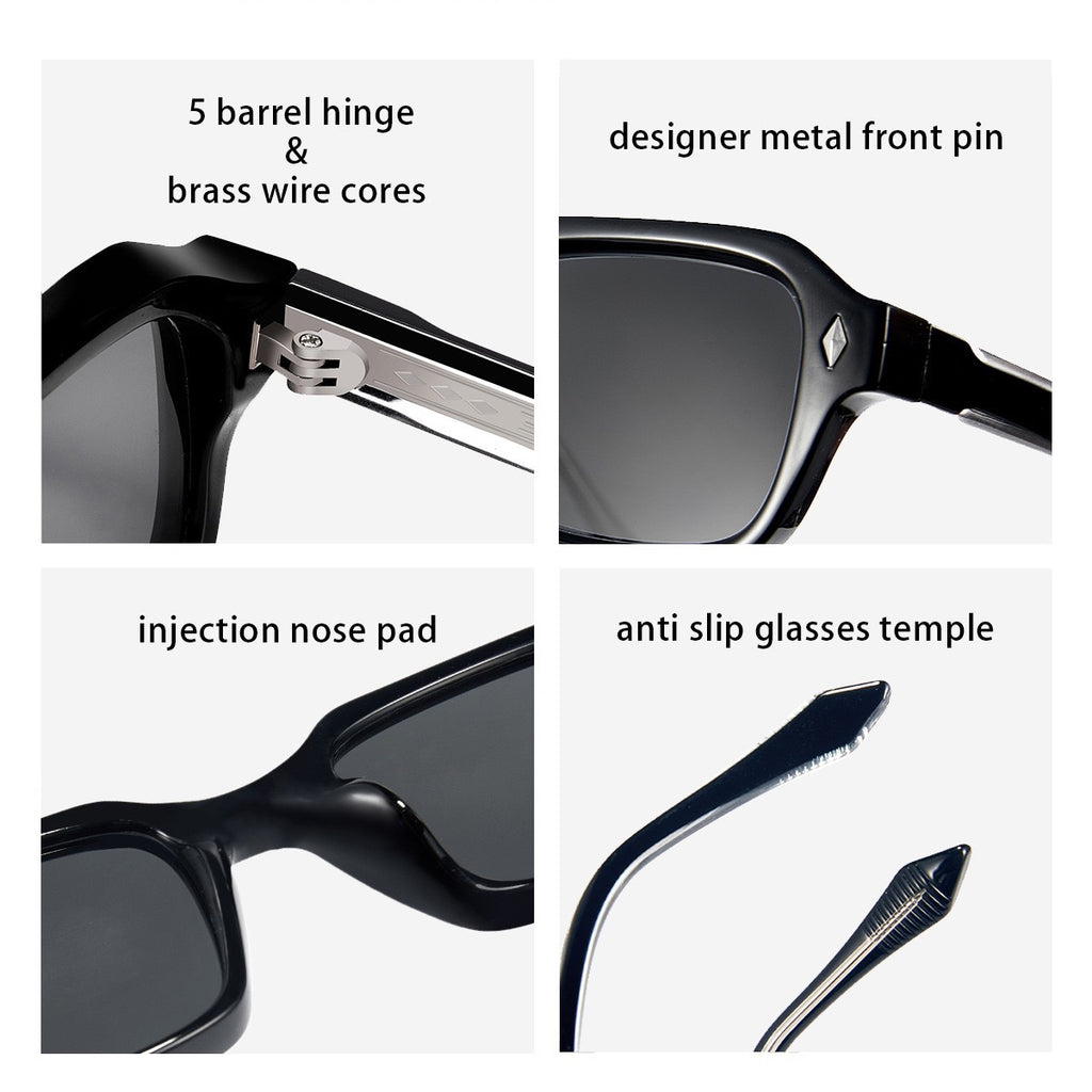 Square Frame Sunglasses Unisex UV400 UV