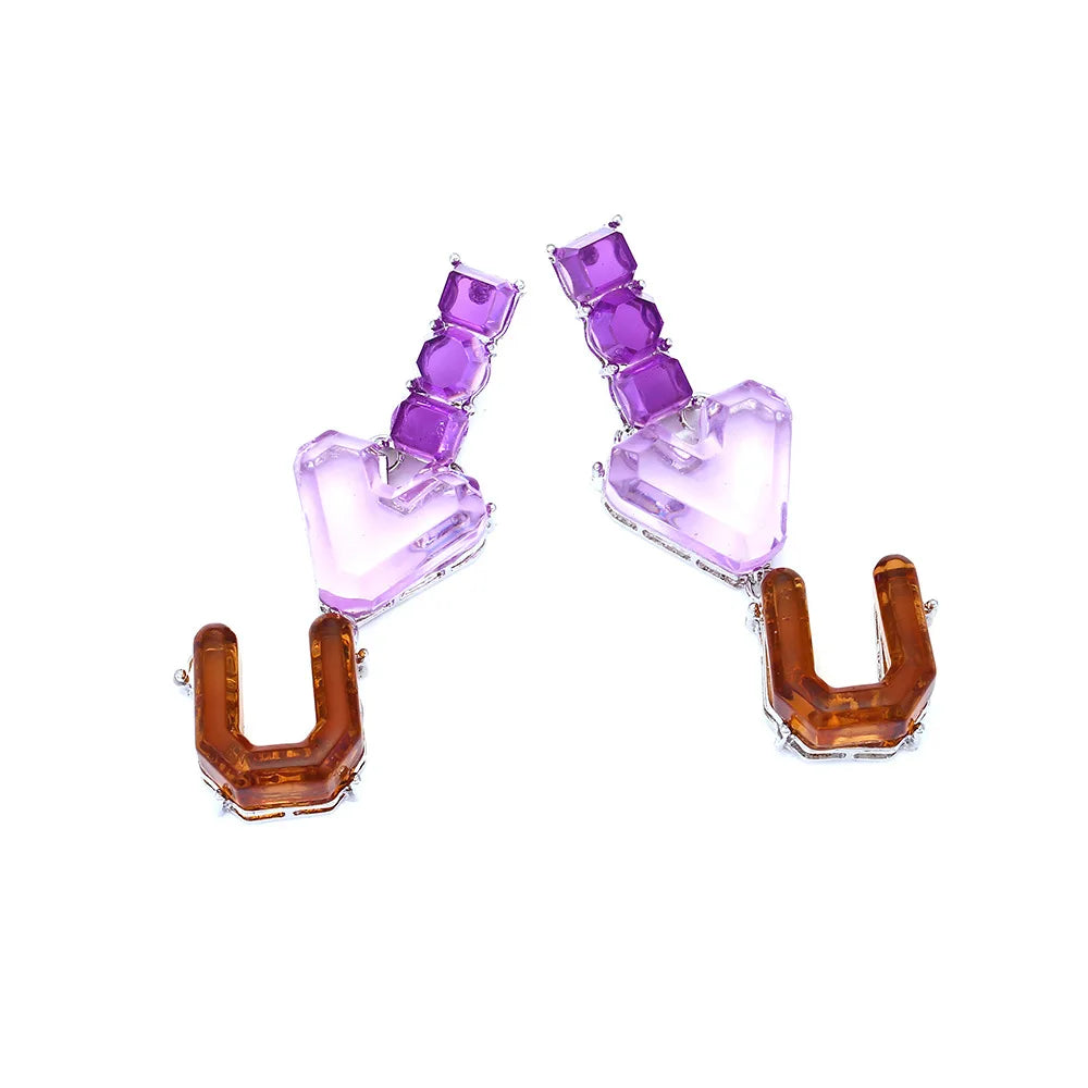 Resin Earrings Fashion Love LOVE Earrings