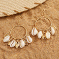 New marine life series shell earrings natural conch earrings