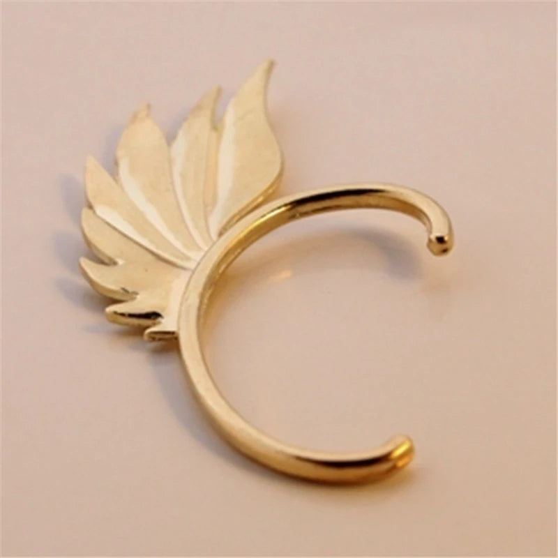 Punk Style Fairy Chain Ear Cuff Wings Earrings Clip For Man Woman Jewelry Valentine's Day/Birthday/Christmas Gifts 1 pcs