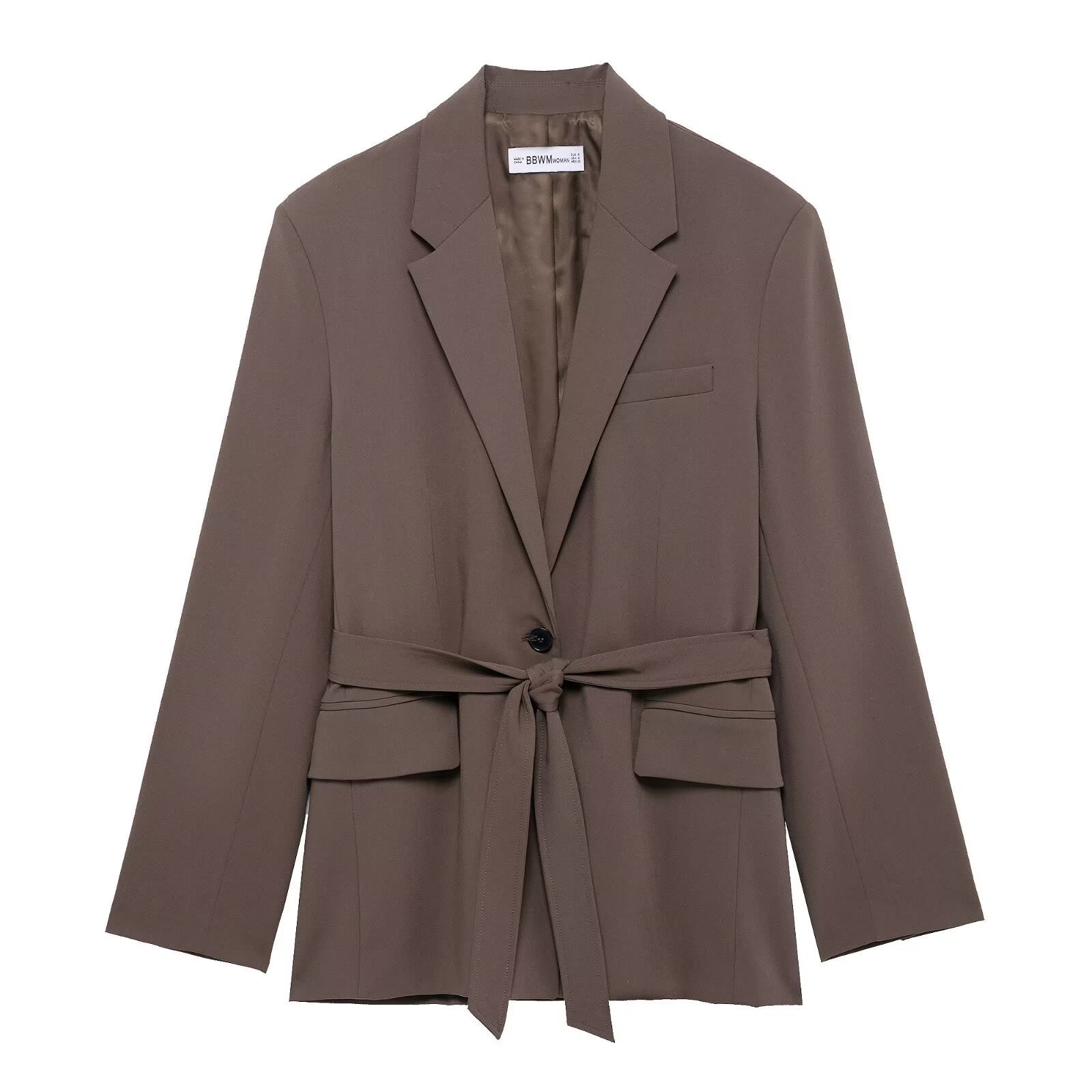 Fashion suit jacket+waist long pants set